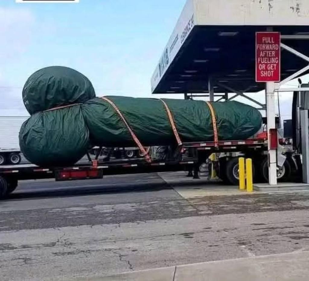 Bizarre Truck Load Sparks Online Frenzy at Gas Station